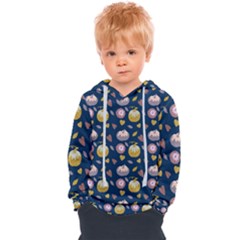 Autumn Pumpkins Kids  Overhead Hoodie by SychEva