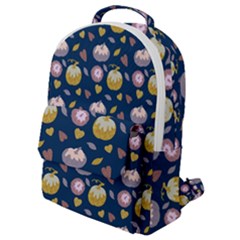 Autumn Pumpkins Flap Pocket Backpack (small) by SychEva