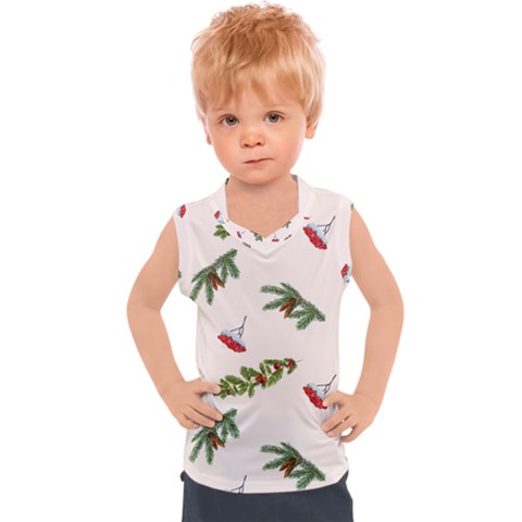 Rowan Branches And Spruce Branches Kids  Sport Tank Top by SychEva