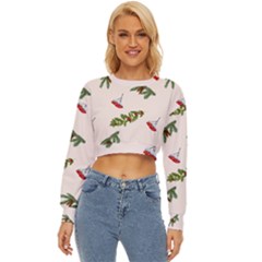 Rowan Branches And Spruce Branches Lightweight Long Sleeve Sweatshirt by SychEva