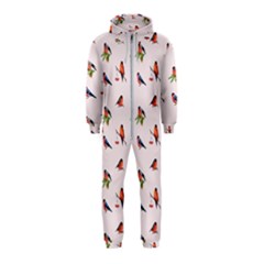 Bullfinches Sit On Branches Hooded Jumpsuit (kids) by SychEva