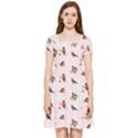 Bullfinches Sit On Branches Inside Out Cap Sleeve Dress View3