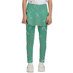 Sweet Christmas Candy Kids  Skirted Pants by SychEva