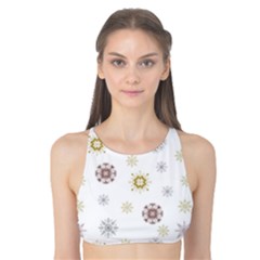 Magic Snowflakes Tank Bikini Top