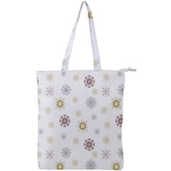 Magic Snowflakes Double Zip Up Tote Bag by SychEva