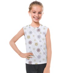 Magic Snowflakes Kids  Mesh Tank Top