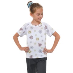 Magic Snowflakes Kids  Mesh Piece Tee