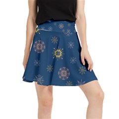 Magic Snowflakes Waistband Skirt by SychEva