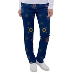 Magic Snowflakes Women s Casual Pants by SychEva