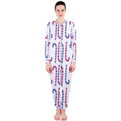 Christmas Candy Onepiece Jumpsuit (ladies)  by SychEva