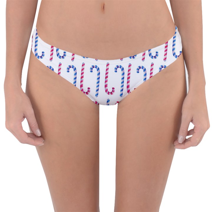 Christmas candy Reversible Hipster Bikini Bottoms