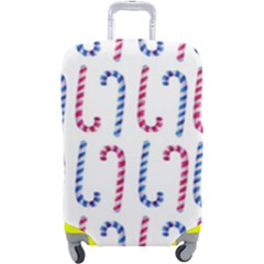 Christmas Candy Luggage Cover (large) by SychEva