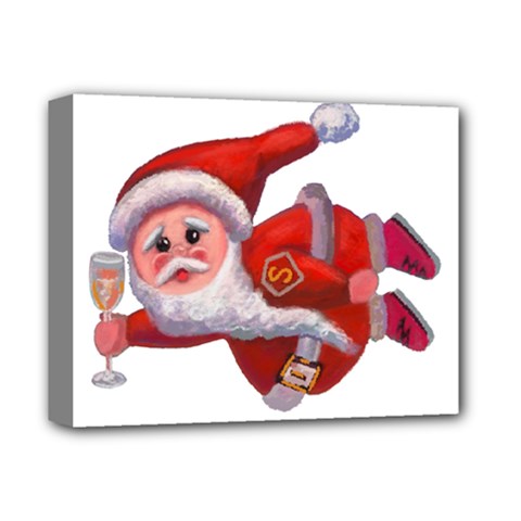Santa Claus Deluxe Canvas 14  X 11  (stretched) by SychEva