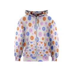 Colorful Balls Kids  Zipper Hoodie by SychEva