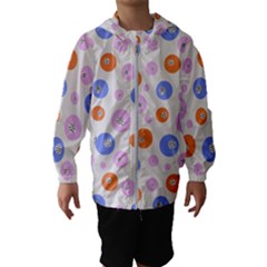 Colorful Balls Kids  Hooded Windbreaker by SychEva