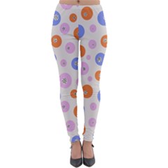 Colorful Balls Lightweight Velour Leggings by SychEva