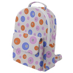Colorful Balls Flap Pocket Backpack (small) by SychEva