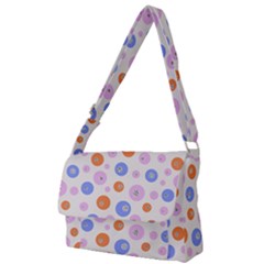 Colorful Balls Full Print Messenger Bag (l) by SychEva