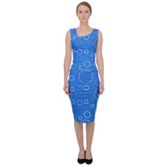 Circles Sleeveless Pencil Dress by SychEva