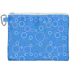 Circles Canvas Cosmetic Bag (xxl) by SychEva