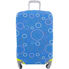 Circles Luggage Cover (large) by SychEva