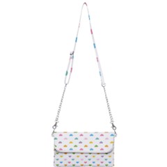 Small Multicolored Hearts Mini Crossbody Handbag by SychEva