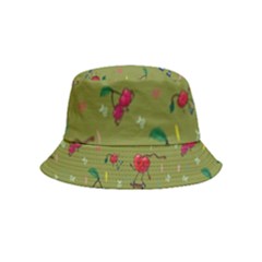 Red Cherries Athletes Inside Out Bucket Hat (kids) by SychEva