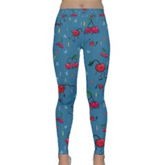 Red Cherries Athletes Classic Yoga Leggings by SychEva