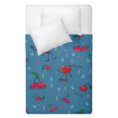 Red Cherries Athletes Duvet Cover Double Side (Single Size)