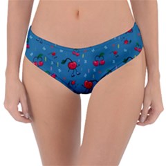 Red Cherries Athletes Reversible Classic Bikini Bottoms by SychEva