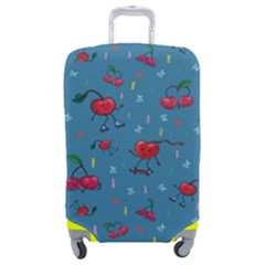 Red Cherries Athletes Luggage Cover (Medium)