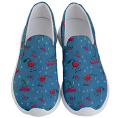 Red Cherries Athletes Men s Lightweight Slip Ons