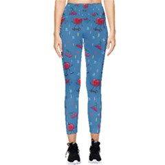 Red Cherries Athletes Pocket Leggings 