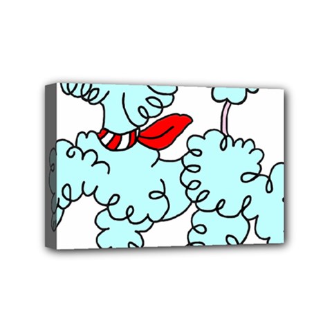 Doodle Poodle  Mini Canvas 6  X 4  (stretched) by IIPhotographyAndDesigns