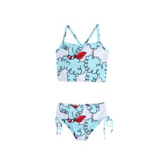 Doodle Poodle  Girls  Tankini Swimsuit by IIPhotographyAndDesigns
