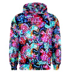 Neon Floral Men s Core Hoodie by 3cl3ctix