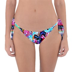 Neon Floral Reversible Bikini Bottom