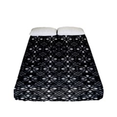 Black Lace Fitted Sheet (full/ Double Size) by SychEva