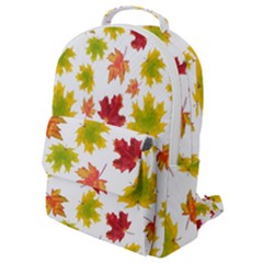 Bright Autumn Leaves Flap Pocket Backpack (small) by SychEva