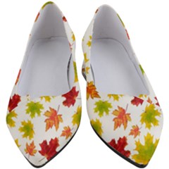 Bright Autumn Leaves Women s Block Heels  by SychEva