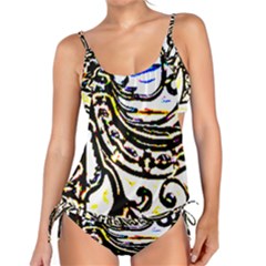 Faux Baroque Print Tankini Set by 3cl3ctix