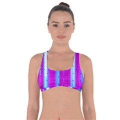 Warped Stripy Dots Got No Strings Sports Bra by essentialimage365