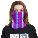 Warped Stripy Dots Face Covering Bandana (Two Sides) View1
