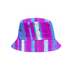 Warped Stripy Dots Inside Out Bucket Hat (kids) by essentialimage365