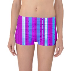 Warped Stripy Dots Boyleg Bikini Bottoms by essentialimage365