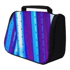 Warped Stripy Dots Full Print Travel Pouch (Small)