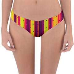 Warped Stripy Dots Reversible Hipster Bikini Bottoms by essentialimage365