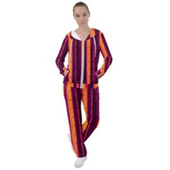 Warped Stripy Dots Women s Tracksuit by essentialimage365