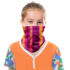 Warped Stripy Dots Face Covering Bandana (kids) by essentialimage365