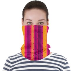 Warped Stripy Dots Face Seamless Bandana (adult) by essentialimage365